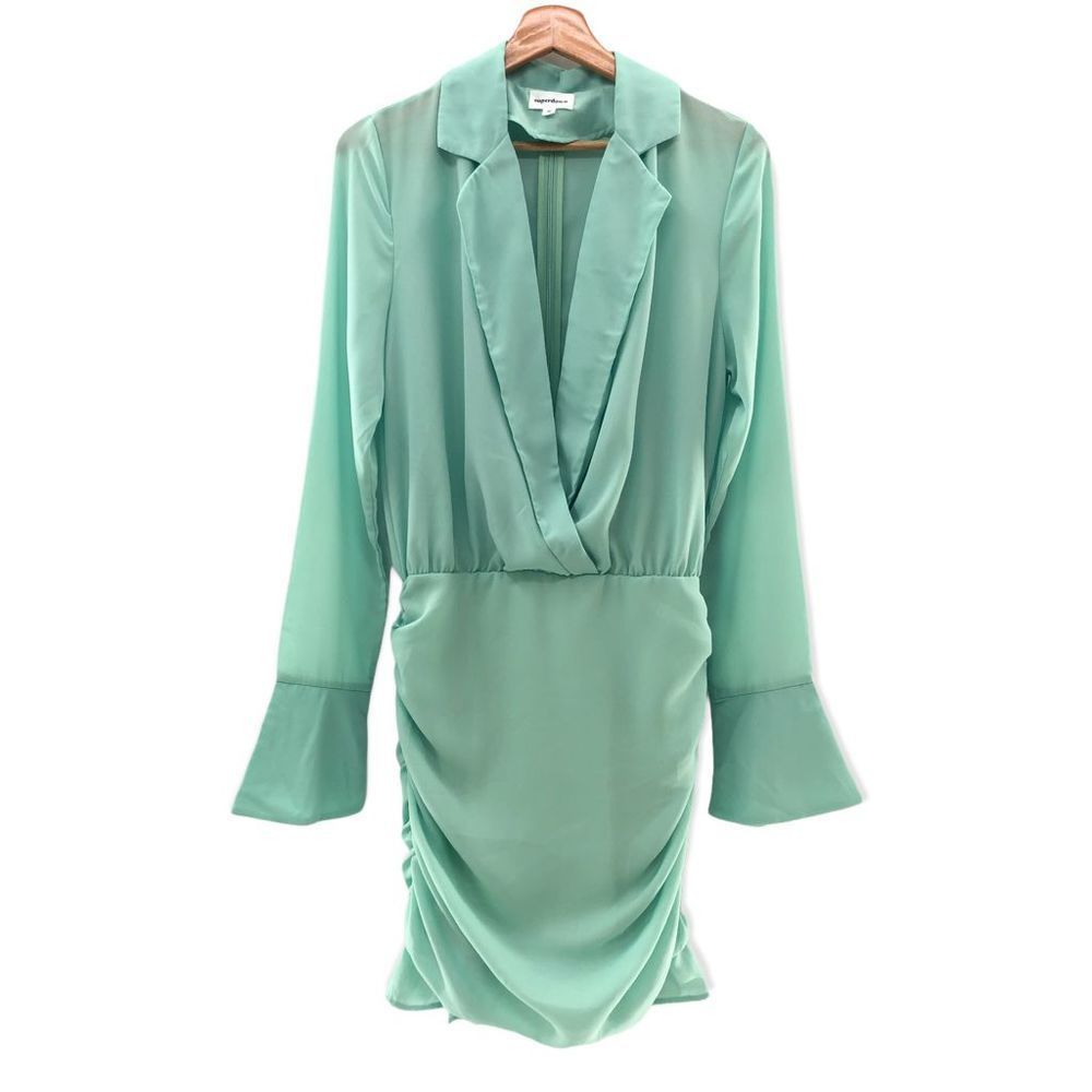 superdown Danijela Mini Dress in Sage M - Picture 2 of 13